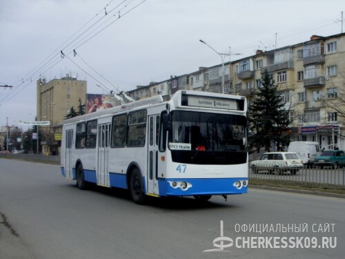 Троллейбус по Октябрьской-Ставропольской